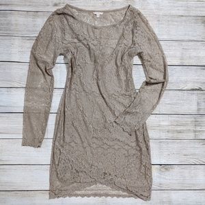 Guess long Sleeve Lace Dress